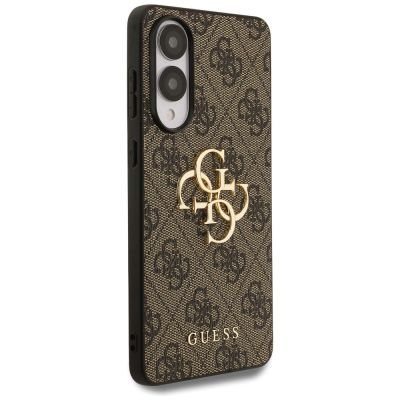 4. Etui Guess Big 4G Logo Classic Logo na Samsung Galaxy S25 Edge - brązowe