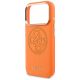 6. Etui Guess Perforated 4G MagSafe na iPhone 17 Pro - pomarańczowe