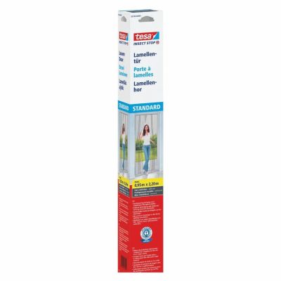 Tesa moskitiera drzwi lamela czarna 0,95m x 2,2m standard