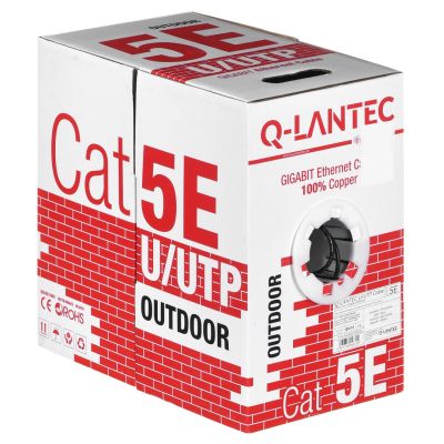 3. Q-LANTEC Kabel sieciowy UTP kat.5e PE ZEWNĘTRZNY SUCHY 305m