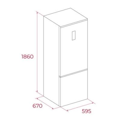 20. Chłodziarko-zamrażarka TEKA RBF 54650 SS XL