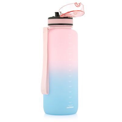 2. Bidon sportowy Meteor 1500 ml różowy/niebieski