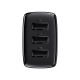3. Baseus Compact ładowarka sieciowa 3x USB 17W czarny (CCXJ020101)