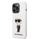 2. Etui Karl Lagerfeld Silicone Ikonik na iPhone 14 Pro - białe