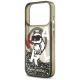 6. Etui Karl Lagerfeld Liquid Glitter Choupette Logo MagSafe na iPhone 17 Pro - czarne