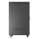 4. Szafa instalacyjna rack stojąca 19" 32U 600x1000 czarna drzwi przeszklone LCD Lanberg (flat pack)