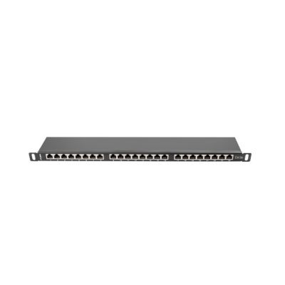 Patch panel Lanberg PPS5-0024-B (0.5U; kat. 5e; 24xRJ-45)