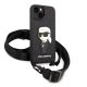 3. Etui Karl Lagerfeld Monogram Ikonik Patch na iPhone 14 Plus - czarne