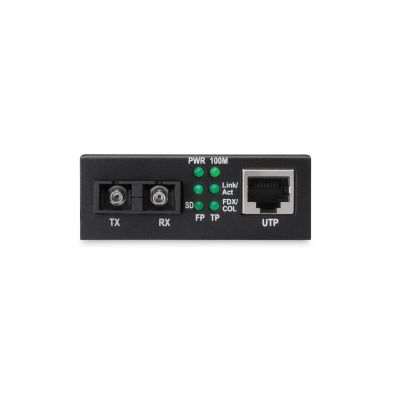 10. Digitus Media konwerter RJ45 10/100Base-TX na SC duplex 100Base-FX, Tx/Rx 1310nm, 20 km