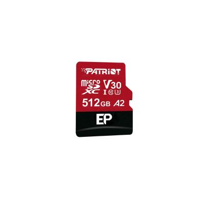 4. Patriot EP Pro A2 Micro SDXC 512GB 90/80 MB/s V30 U3 Class10