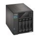 9. NAS Asustor AS6704T; Tower; 4x (3.5" SATA HDD/ 2.5" SSD); Intel Celeron N5105; 4GB DDR4 SODIMM (max. 16GB), 2x 2.5GbE, 4x M.2 2280 NVMe PCIe 3.0, 2x USB 3.2 Gen, 1x HDMI 2.0b, 1x optional 10 GbE card