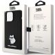 8. Etui Karl Lagerfeld Silicone Choupette Metal Pin na iPhone 15 Pro Max - czarne