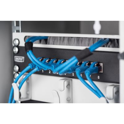 8. Szafa Rack DIGITUS DN-10-05U-1 254 mm (10") - 312x300 mm (szer. x głęb.) Biała