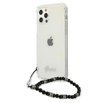 2. Etui Guess Black Pearl na iPhone 12 Pro Max - przezroczyste