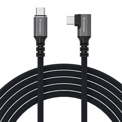 2. Kabel kątowy Wozinsky WPS2-UY41S USB-C USB4 40Gb/s 240W 2m - czarny