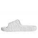 3. Klapki damskie/męskie adidas Adilette 22  Crystal White z wygodną profilowaną podeszwą białe (HQ4672)