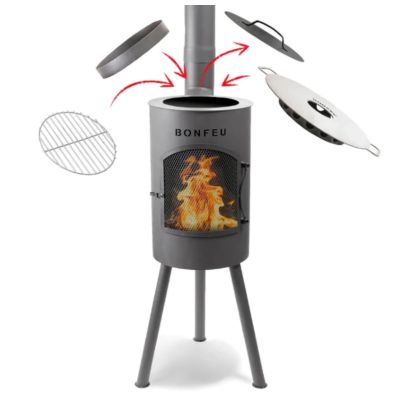 8. Kominek ogrodowy Bongiano SP rdzawy 3001R