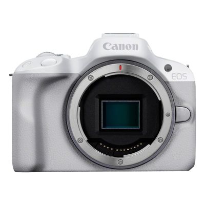 12. Canon EOS R50, White + RF-S 18-45mm F4.5-6.3 IS STM Kit Bezlusterkowiec 24,2 MP CMOS 6000 x 4000 px Biały