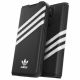 9. Etui Adidas OR Booklet Case PU na iPhone 14 Pro - czarno-białe