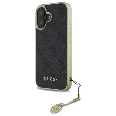2. Etui Guess 4G Charms Collection na iPhone 16 - czarne