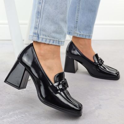 15. Półbuty na słupku Potocki W SZ12553 WOL289A