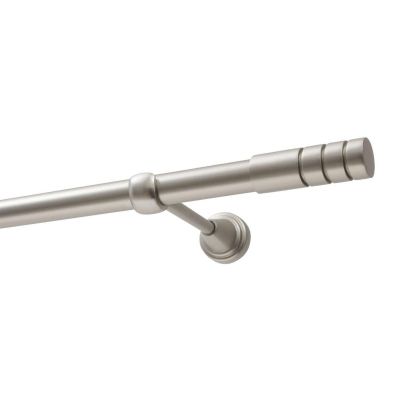 KARNISZ POJEDYNCZY FI 19 MM CHROM SATYNA 400 CM TECHNO  KOWALSKI