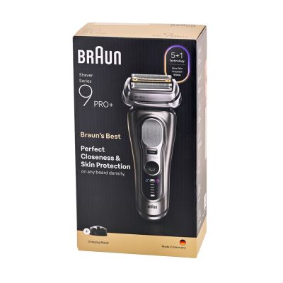 16. Braun Series 9 Pro+ 9615S Golarka foliowa Przycinarka Czarny, Szary