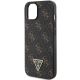 6. Etui Guess 4G Triangle Metal Logo na iPhone 14 / 15 / 13 - czarne