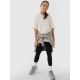 5. T-shirt dziewczęcy oversize gładki 4F 4FJWSS25TTSHF1851-12S