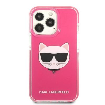 3. Etui Karl Lagerfeld Choupette Head na iPhone 13 Pro Max - fuksjowe