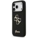 2. Etui Guess Silicone Big 4G Script na iPhone 17 Pro - czarne