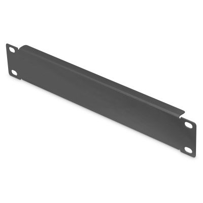 18. Zestaw sieciowy 10": szafa wisząca 12U, półka, listwa zasilająca, 8-port switch, panel kat.6, czarny
