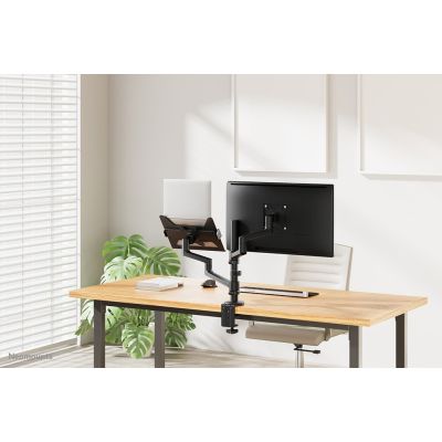 9. Neomounts DS20-425BL2 uchwyt / stojak do monitorów 68,6 cm (27") Biurko Czarny
