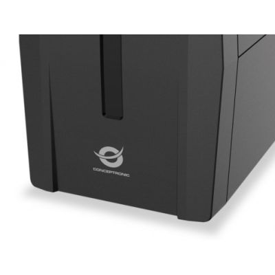6. Zasilacz awaryjny UPS Conceptronic 850VA/480W/4xIEC/HID USB/RJ45in/Out/AVR sw