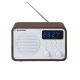 2. Przenośne radio BLAUPUNKT PP7BT Brązowe