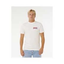 Koszulka męska RIP CURL Desti Animals Tee biała