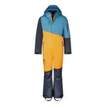 Kombinezon zimowy dziecięcy Trollkids Kids Hallingdal Snowsuit śnieżny niebieski/żółty (350-196)