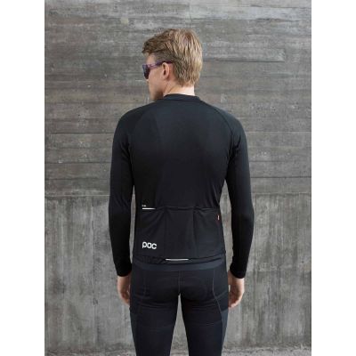3. Bluza rowerowa POC M's Thermal Lite LS Jersey czarny