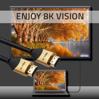 13. QOLTEC KABEL HDMI V2.1 ULTRA HIGH SPEED 8K | 60HZ | 28AWG | GOLD | 3M