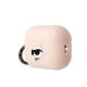 3. Etui Karl Lagerfeld Silicone Choupette Head 3D na AirPods Pro 2 - różowe