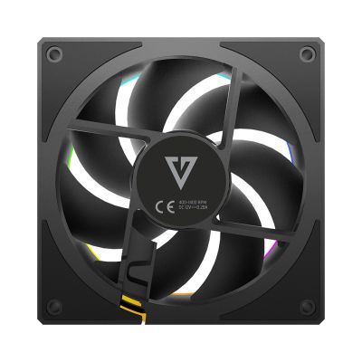 2. MODECOM VOLCANO LOOP 120 ARGB REVERSE FAN CZARNY
