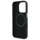 7. Etui Mercedes Silicone Vertical Tonal Stripes MagSafe na iPhone 16 Pro Max - czarne