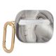 2. Etui Guess Marble Collection na AirPods 3 - czarne