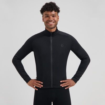 3. Rogelli koszulka dł. rękaw ESSENTIAL II czarna 4XL