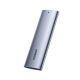 2. Ugreen kieszeń na dysk obudowa dysku twardego M.2 B-Key SATA 3.0 5Gbps szary + kabel USB Typ C (CM400)