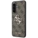 2. Etui Guess Leather 4G Metal Logo na Samsung Galaxy A57 5G - brązowe
