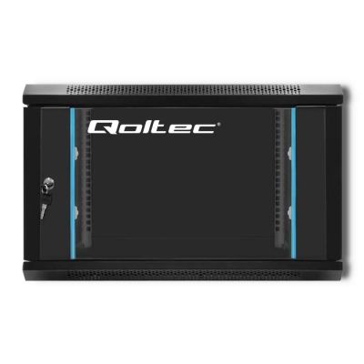 6. Szafa wisząca QOLTEC RACK 19" 6U 600X370X600 czarna