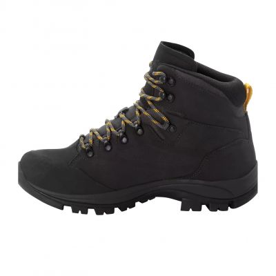 3. Buty trekkingowe męskie Jack Wolfskin REBELLION TEXAPORE MID M phantom / burly yellow XT (4051171_6357)