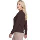 2. Skechers Go Luxe Rib Hoodie JA293-BRCT Brązowe L