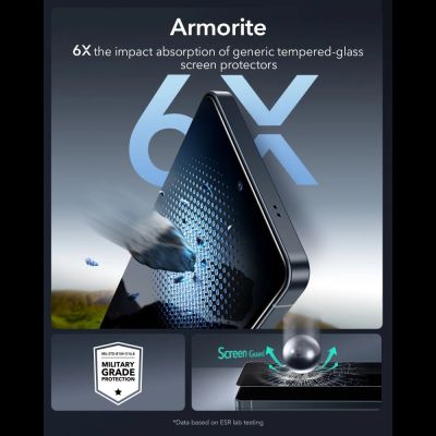 6. Szkło hartowane prywatyzujące ESR UltraFit Armorite Privacy Tempered Glass na Samsung Galaxy S26 Ultra